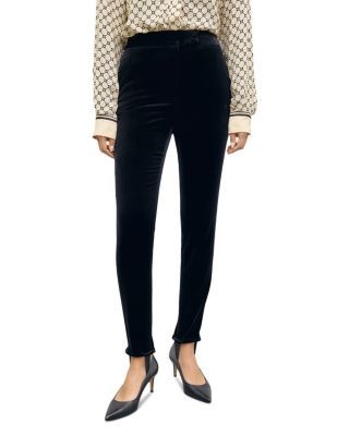 Gerard Darel Velvet Stirrup Pants