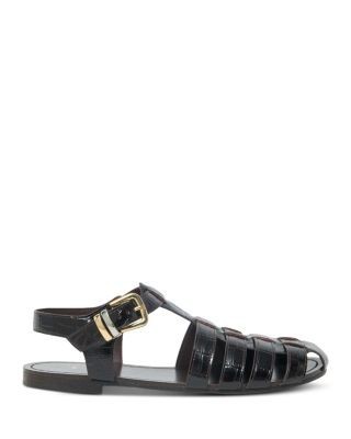 Maje Women's Multi Strap Leather Sandals