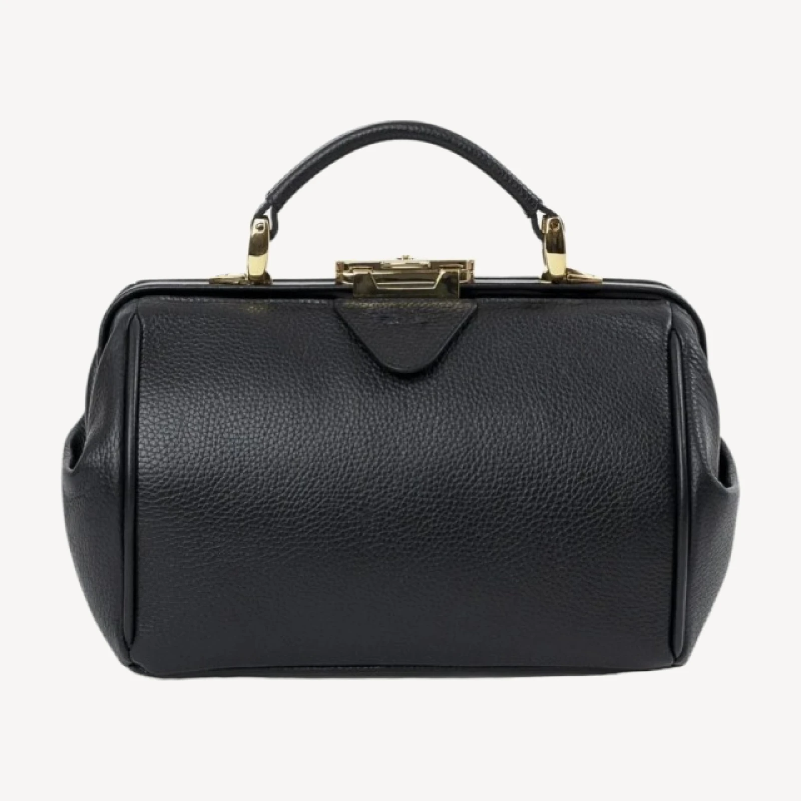 The Sophie - Midnight Black Calf Grain