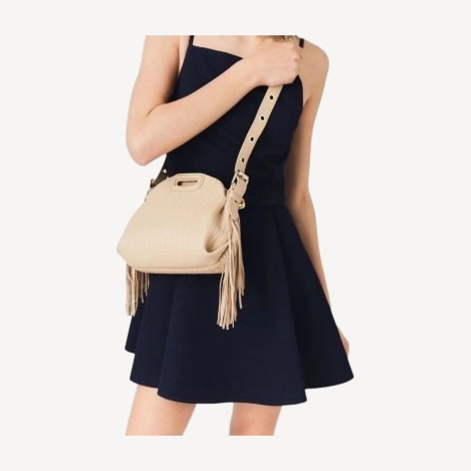 Maje Miss M Mini Leather Crossbody