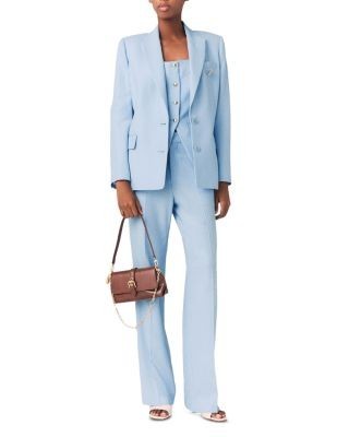 Maje Vigalue Double Breasted Suit Jacket