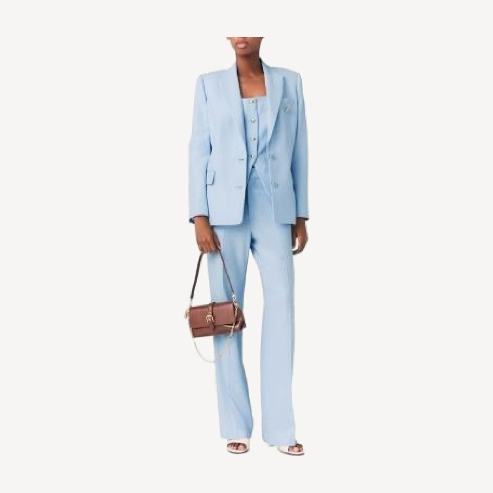 Maje Vigalue Double Breasted Suit Jacket