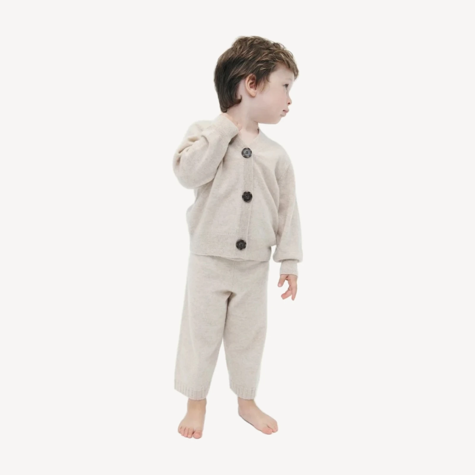 Kid's Cashmere Cropped Pant