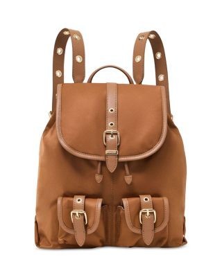 Maje Miss M Nylon & Leather Backpack
