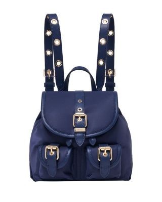 Maje Miss M Mini Nylon & Leather Backpack