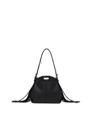 Maje Miss M Micro Leather Shoulder Bag