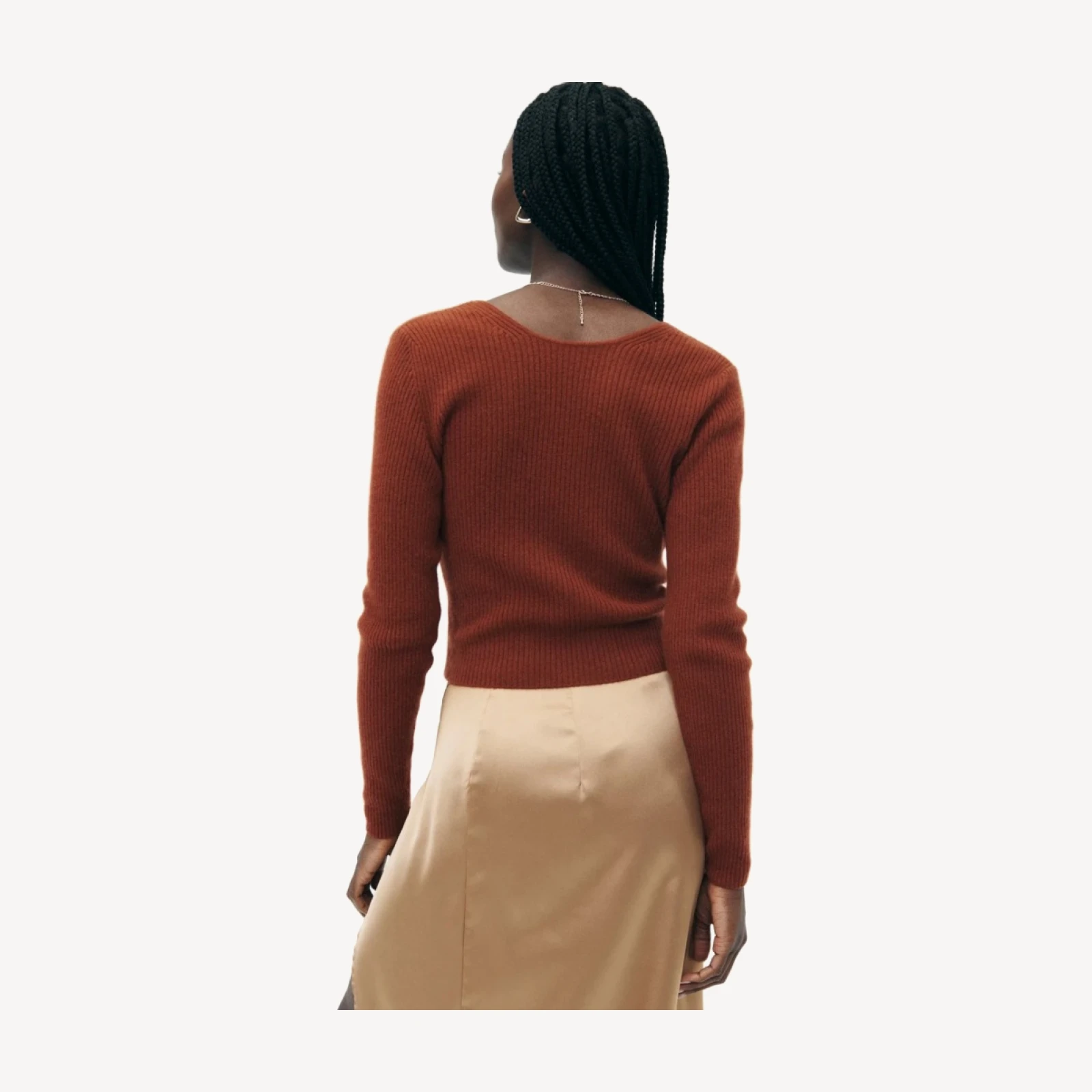 Signature Cashmere Crossover Sweater