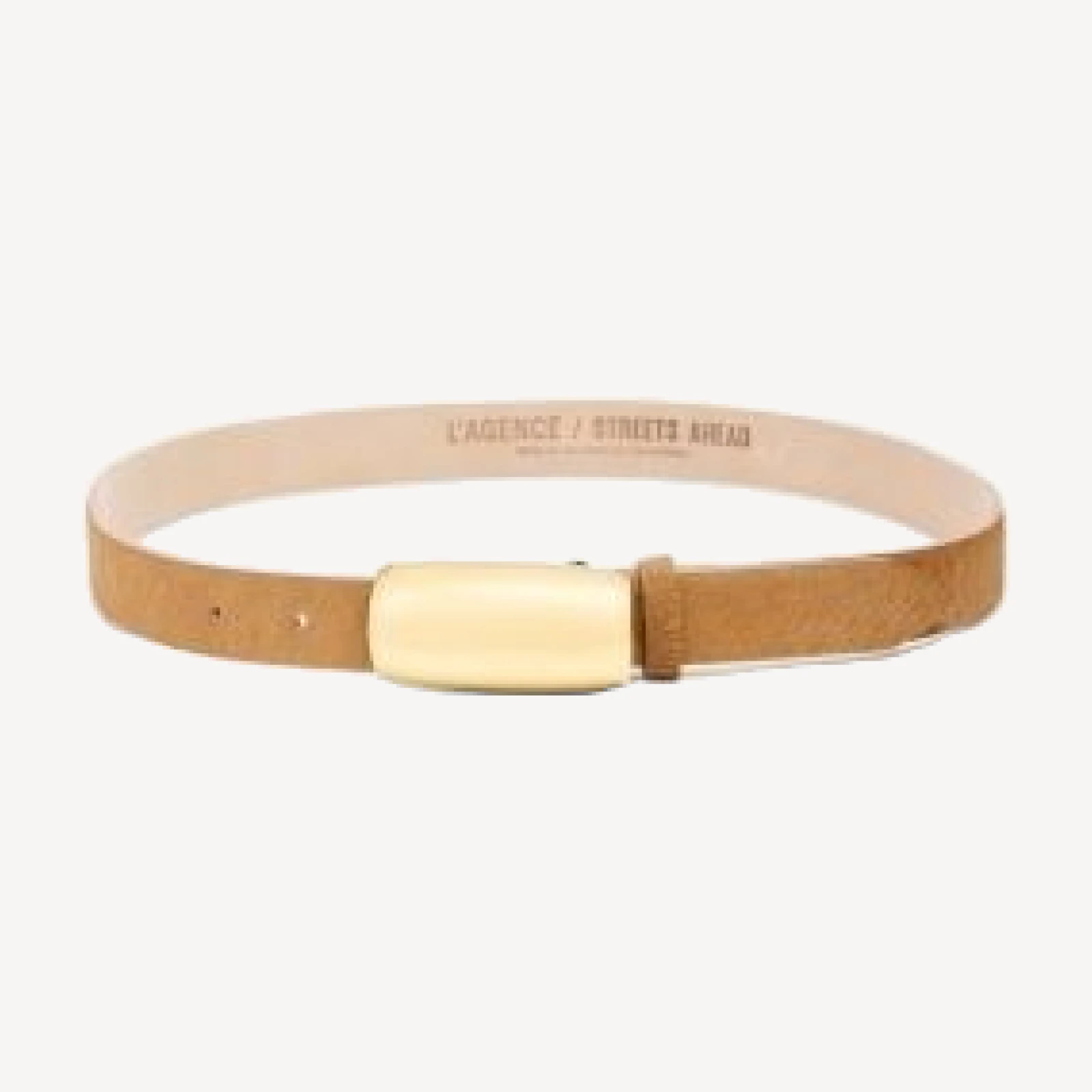 L'Agence Women's Marlowe Calf Hair Belt