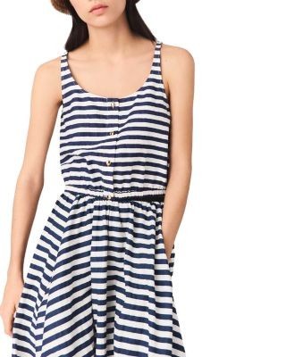 Maje Lalais Striped Top