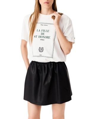 Maje Oversized Graphic Tee