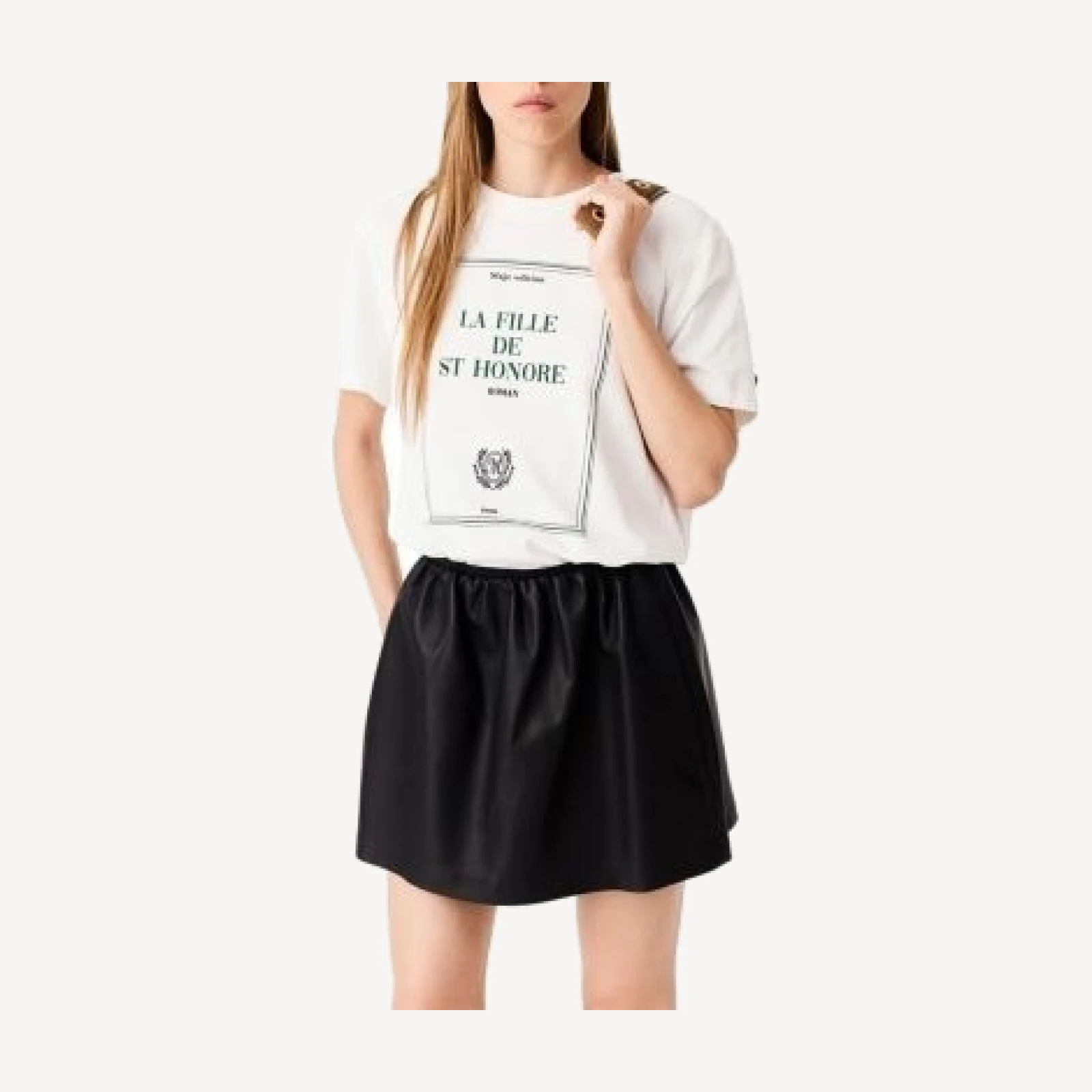 Maje Oversized Graphic Tee