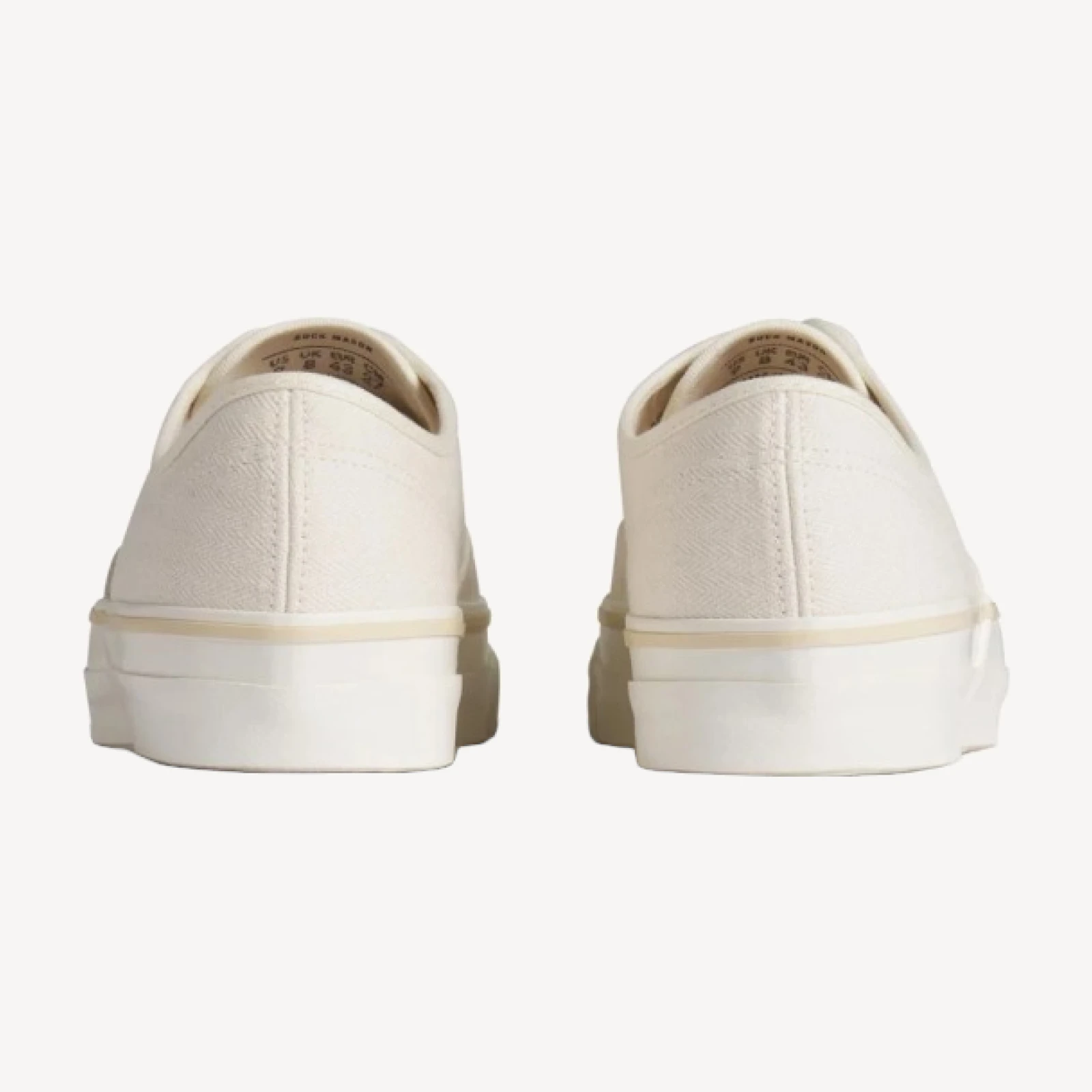 Seeded Natural Herringbone Moonstar Deck Shoe