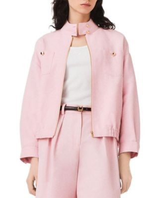 Maje Bezia Oversized Bomber Jacket