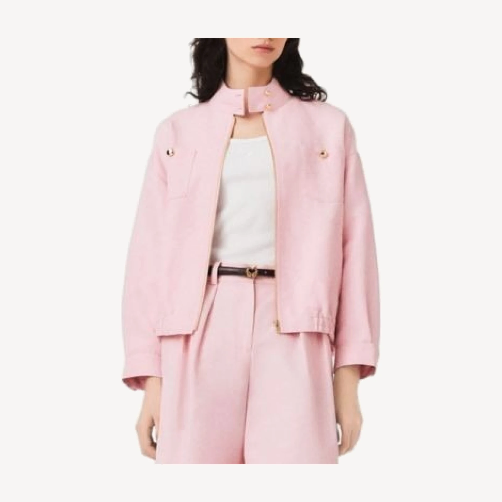 Maje Bezia Oversized Bomber Jacket