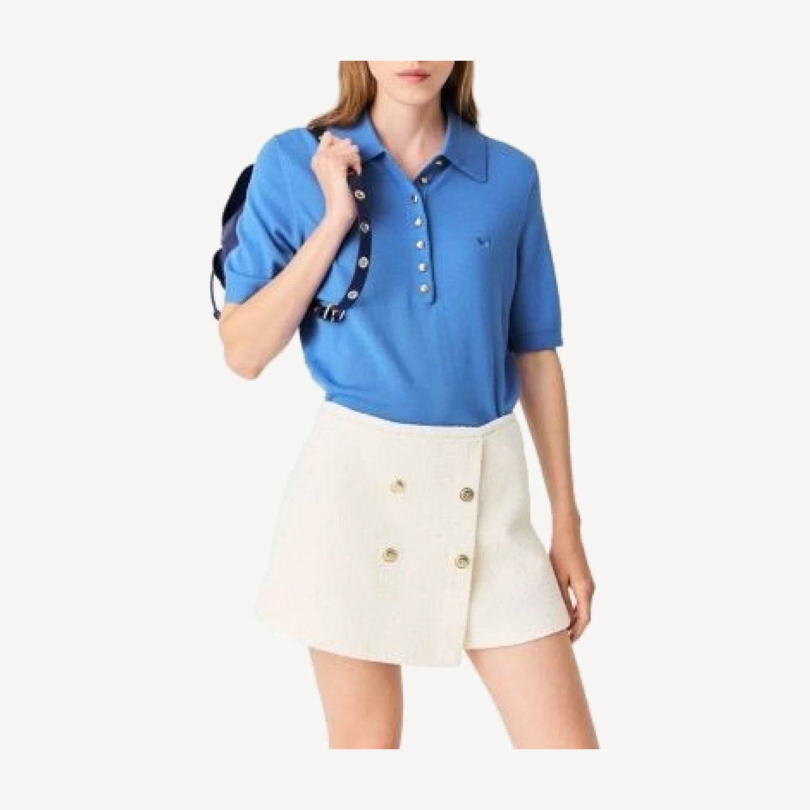 Maje Ienesse Tweed Skort