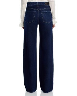 Paige Sasha High Rise Wide Leg Jeans in Dwell