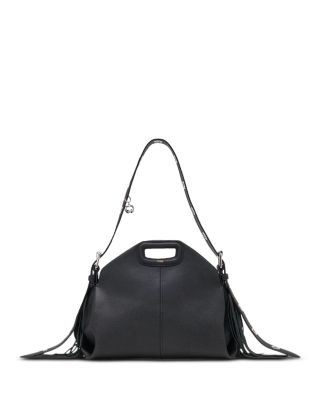 Maje Miss M Leather Crossbody Bag