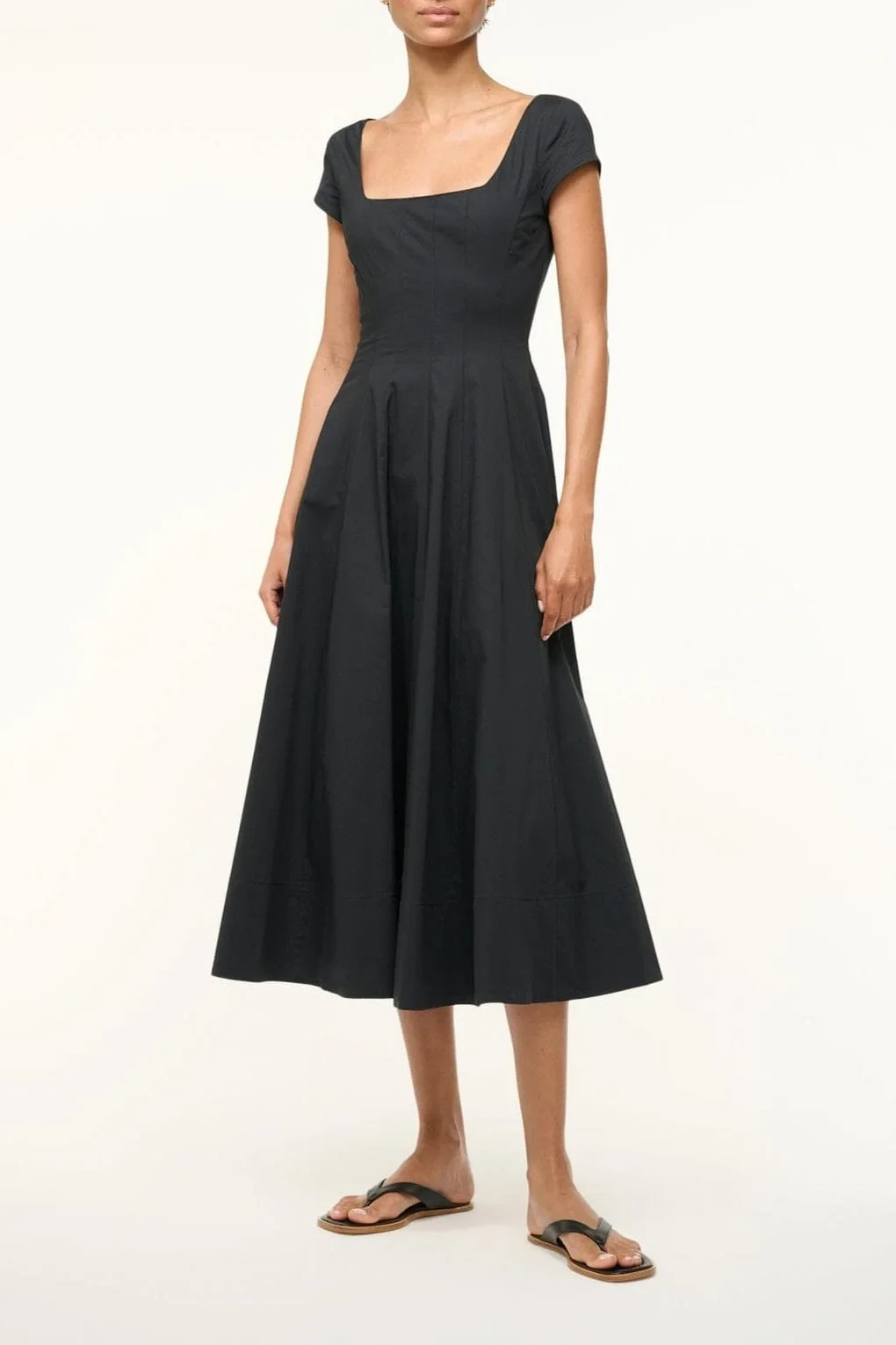 Short Sleeve Wells Dress | Black