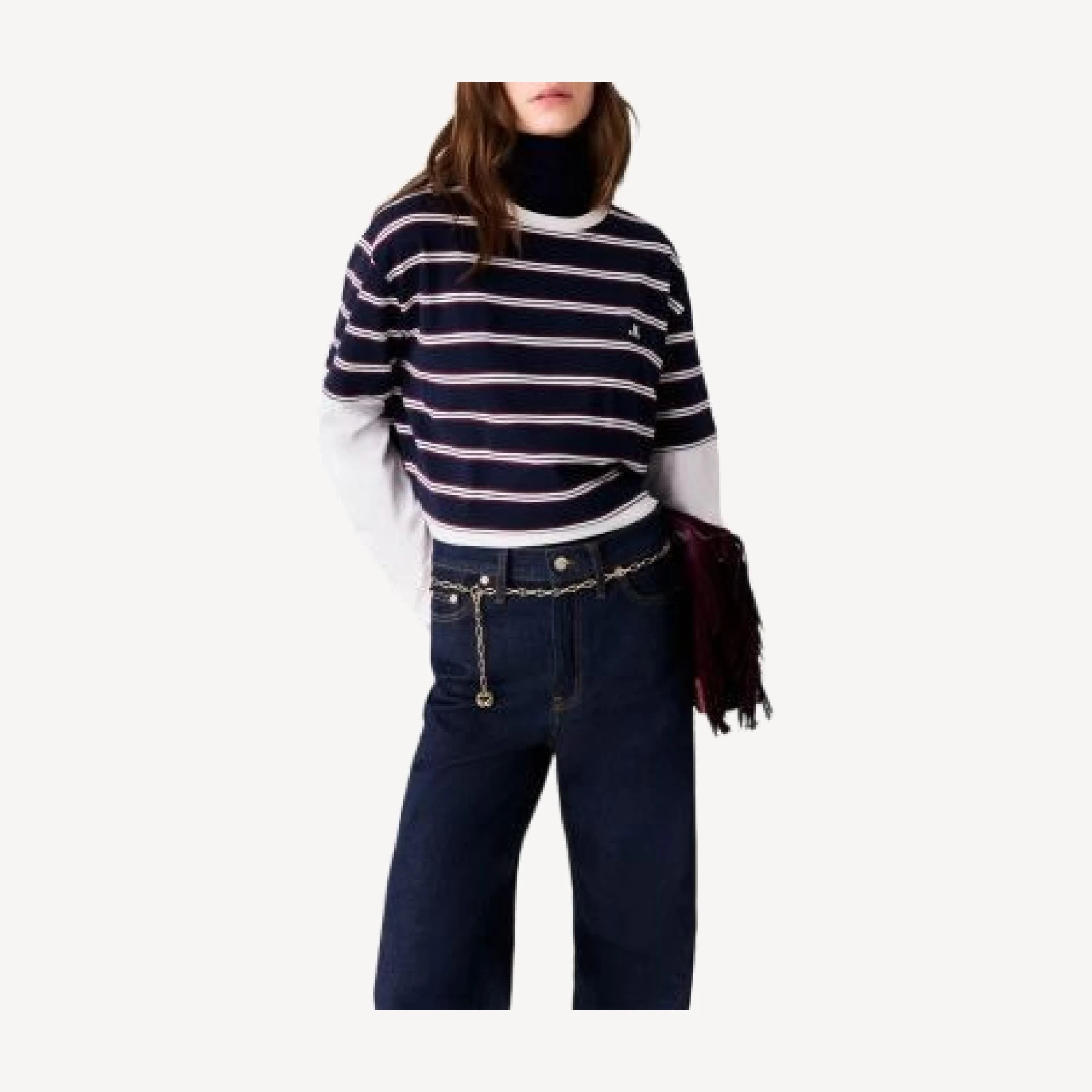 Maje Togomo Layered Look Tee