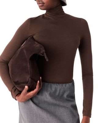 Maje Roll Neck Long Sleeve Tee