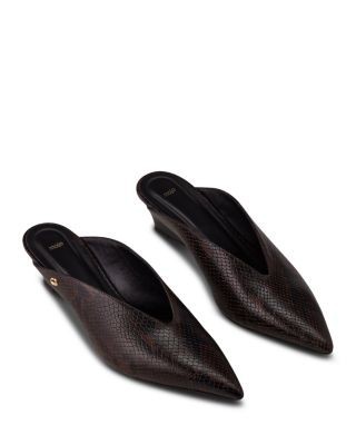 Maje Women's Fayna Wedge Mule Pumps