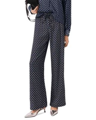 Maje Pitestoni High Rise Rhinestone Pants