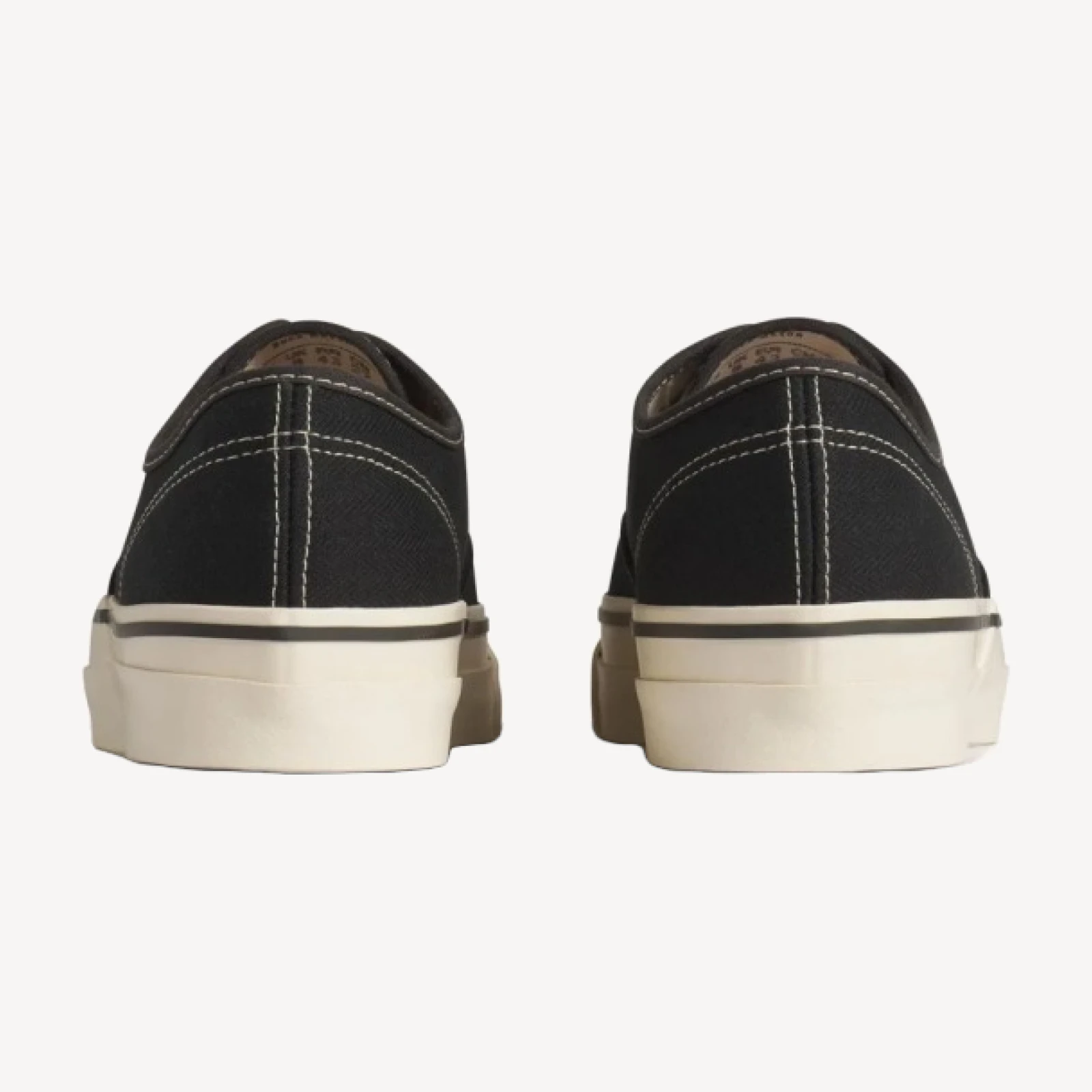Black Herringbone Moonstar Deck Shoe