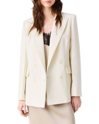 Maje Vipanelle Double Breasted Suit Jacket