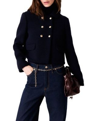 Maje Viponette Tweed Jacket
