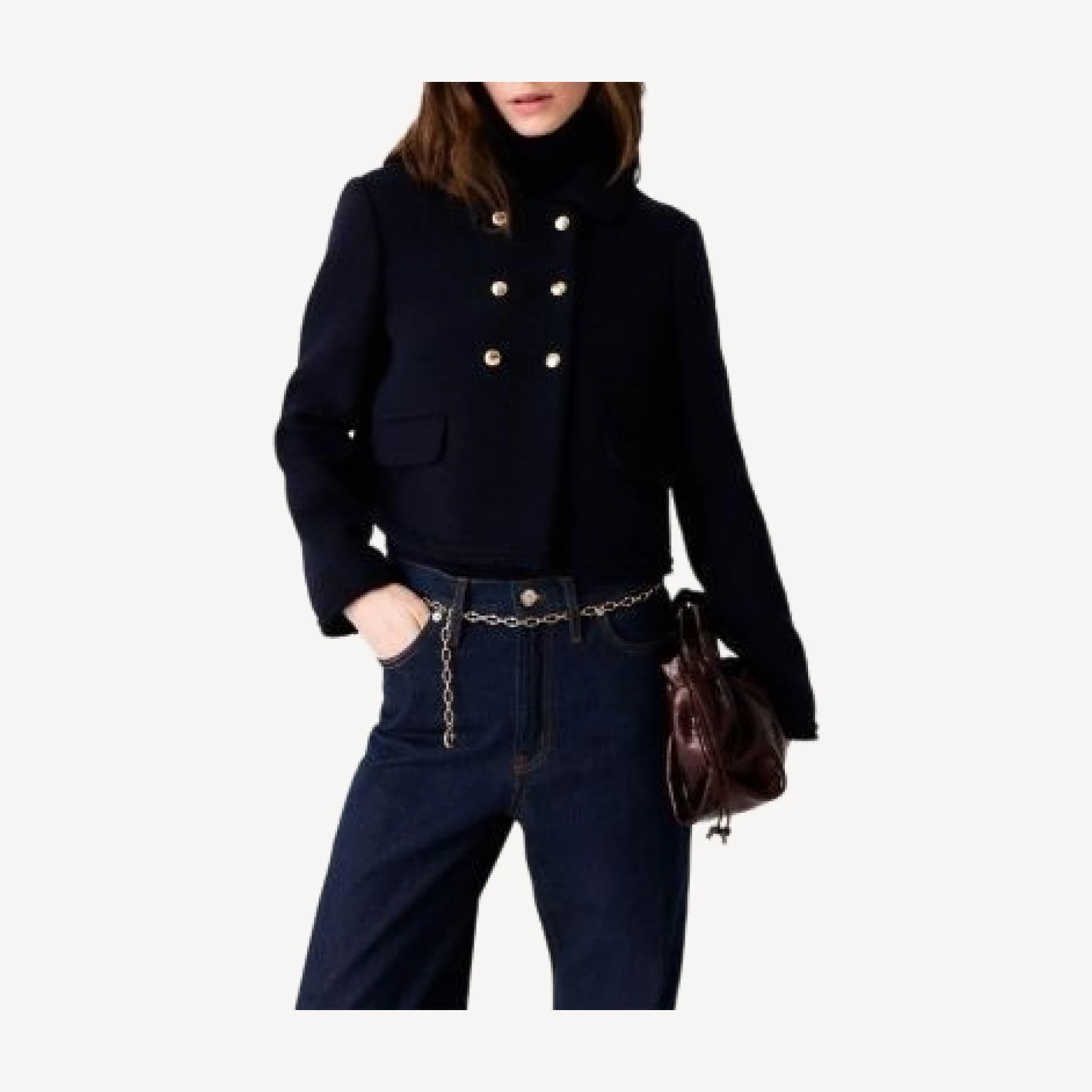 Maje Viponette Tweed Jacket