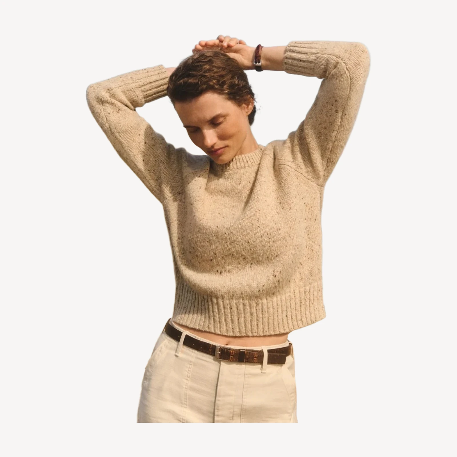Seastack Wool Tweed Crewneck