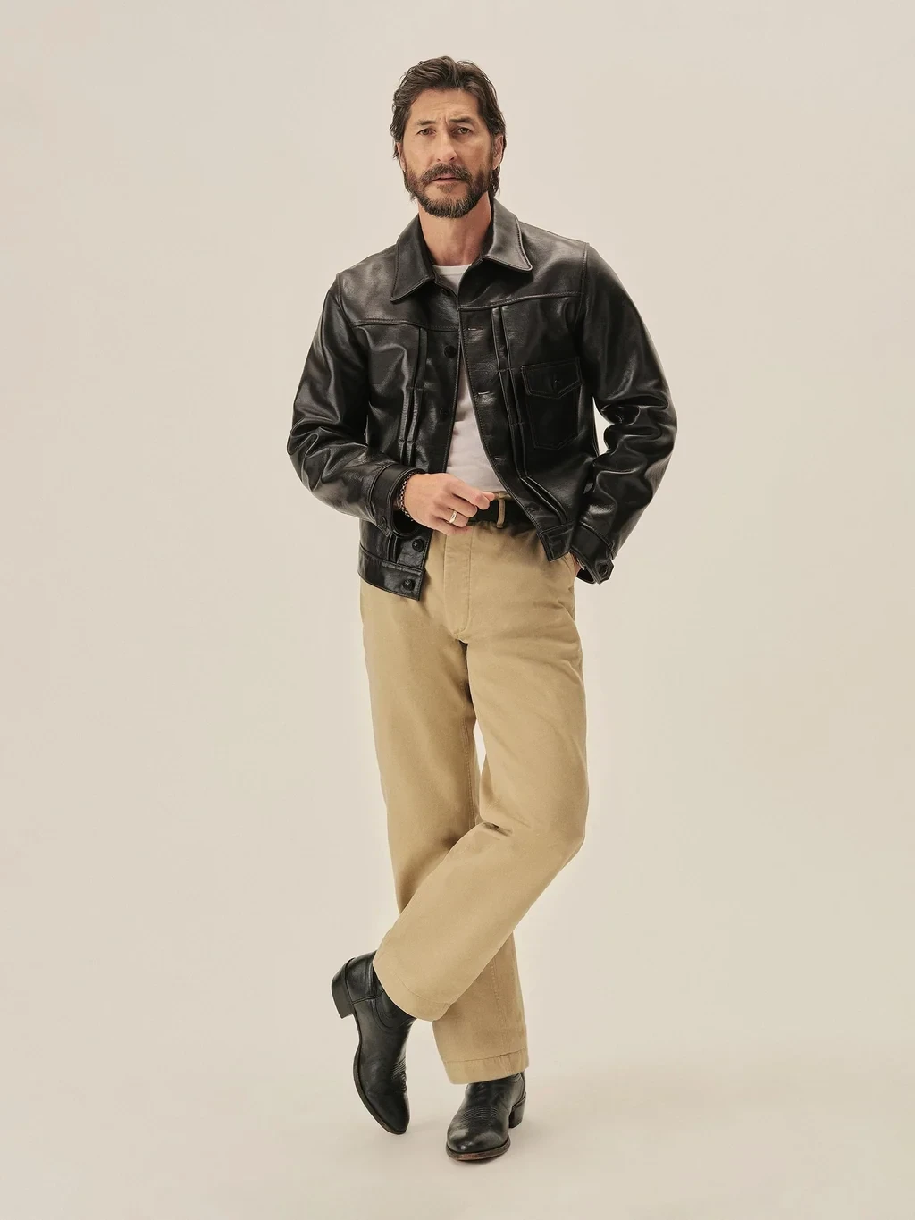 Y'2 Leather X Buck Mason 1St Type Jacket