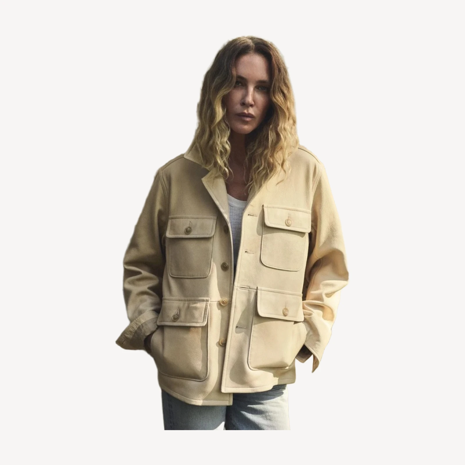 Pebbled Deerskin All Day Field Jacket