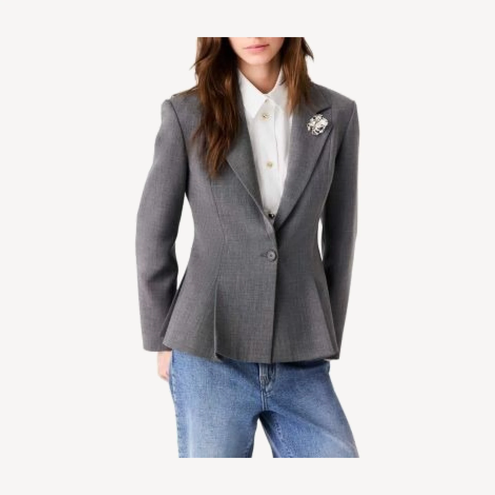 Maje Veandra Flared Blazer