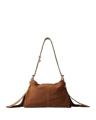 Maje Miss M Suede Fringe Crossbody