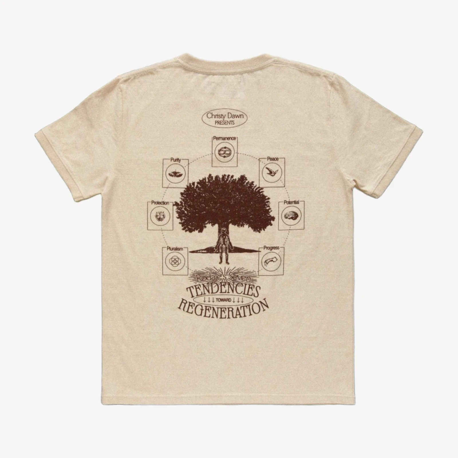 Rodale Short Sleeve Tee | Brown