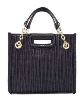 Maje Mini Quilted Leather Tote
