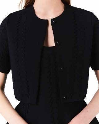 Maje Cropped Cardigan