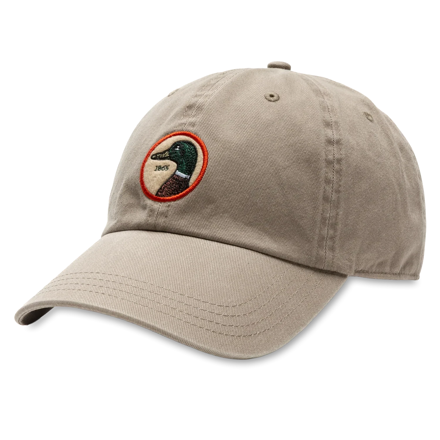 Circle Patch Twill Hat - Clay