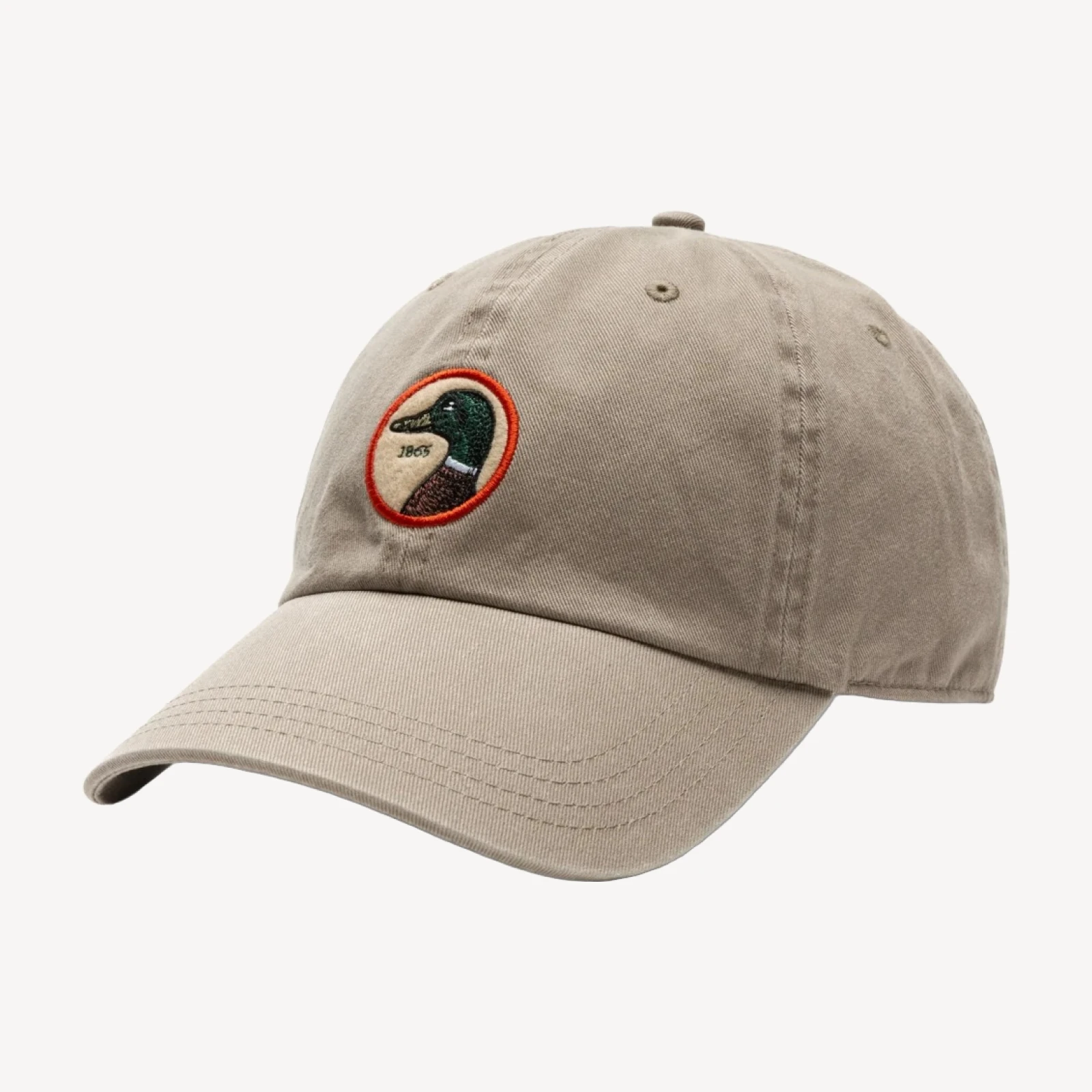 Circle Patch Twill Hat - Clay