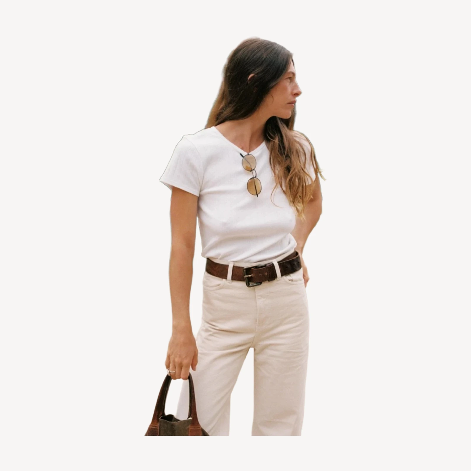 The Rayne Tee | Ivory Regenerative Pointelle