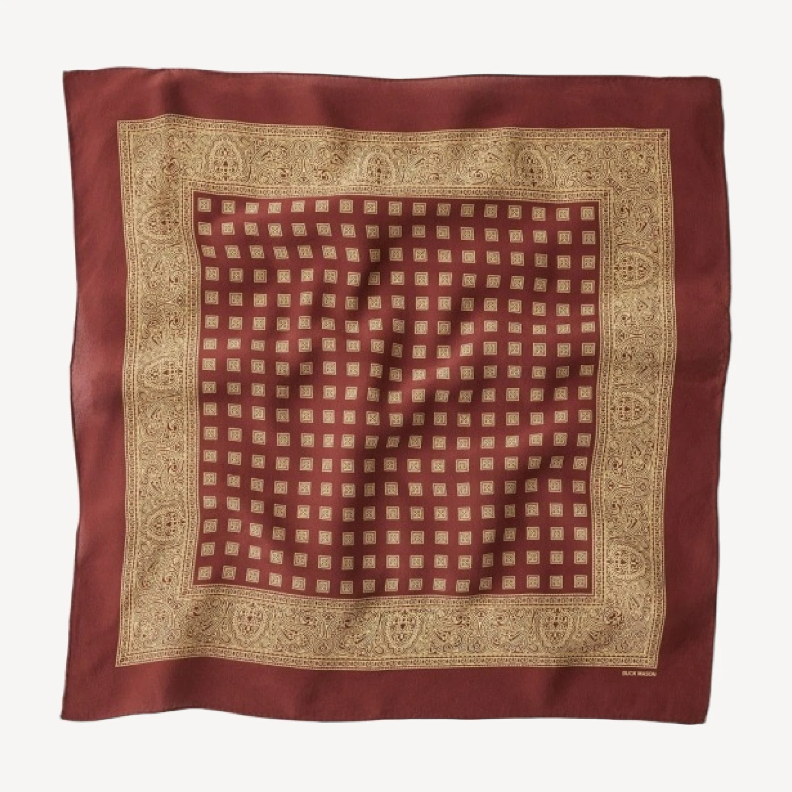 Sienna / Oyster Silverado Silk Bandana