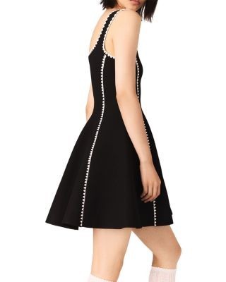 Maje Babydoll Skater Mini Dress
