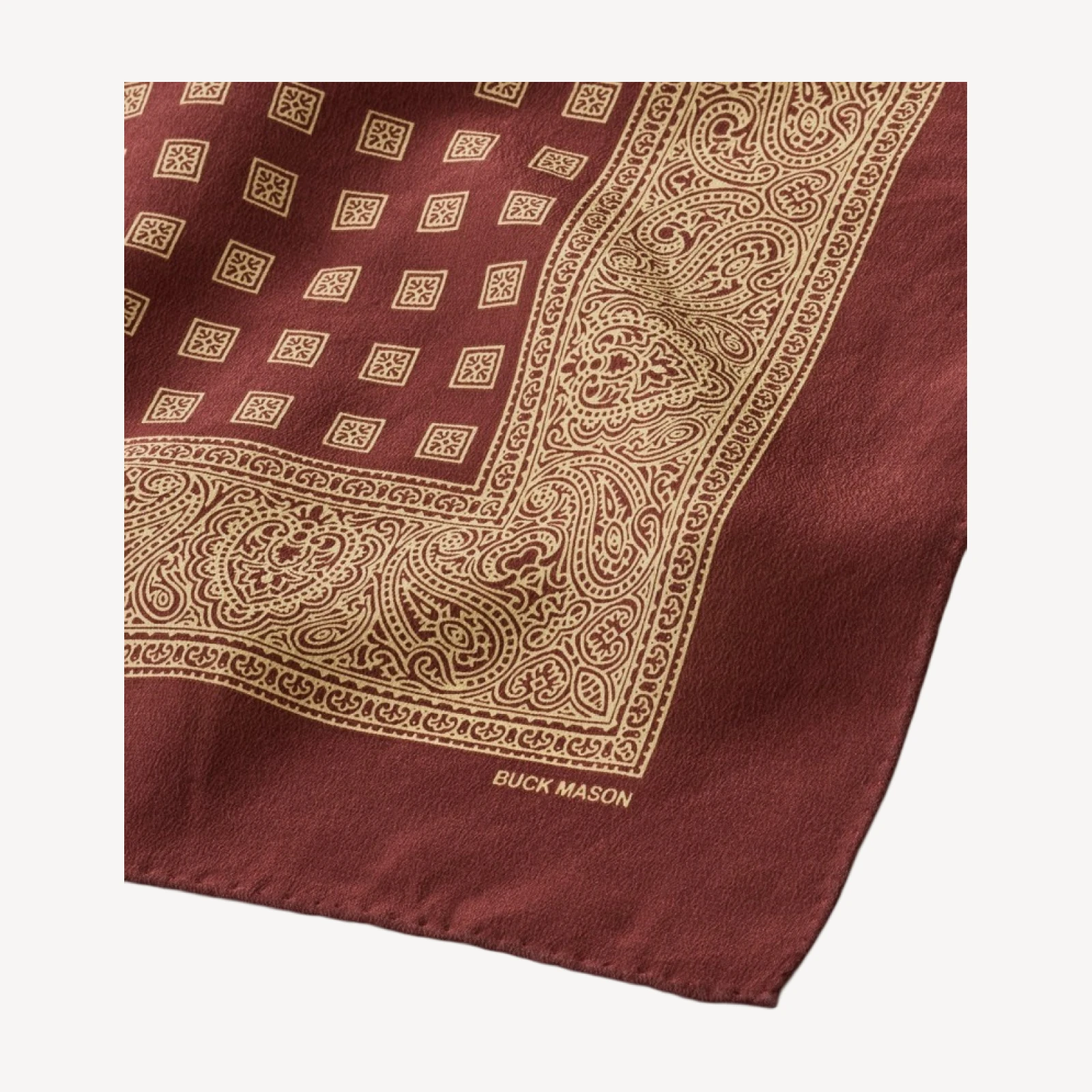 Sienna / Oyster Silverado Silk Bandana