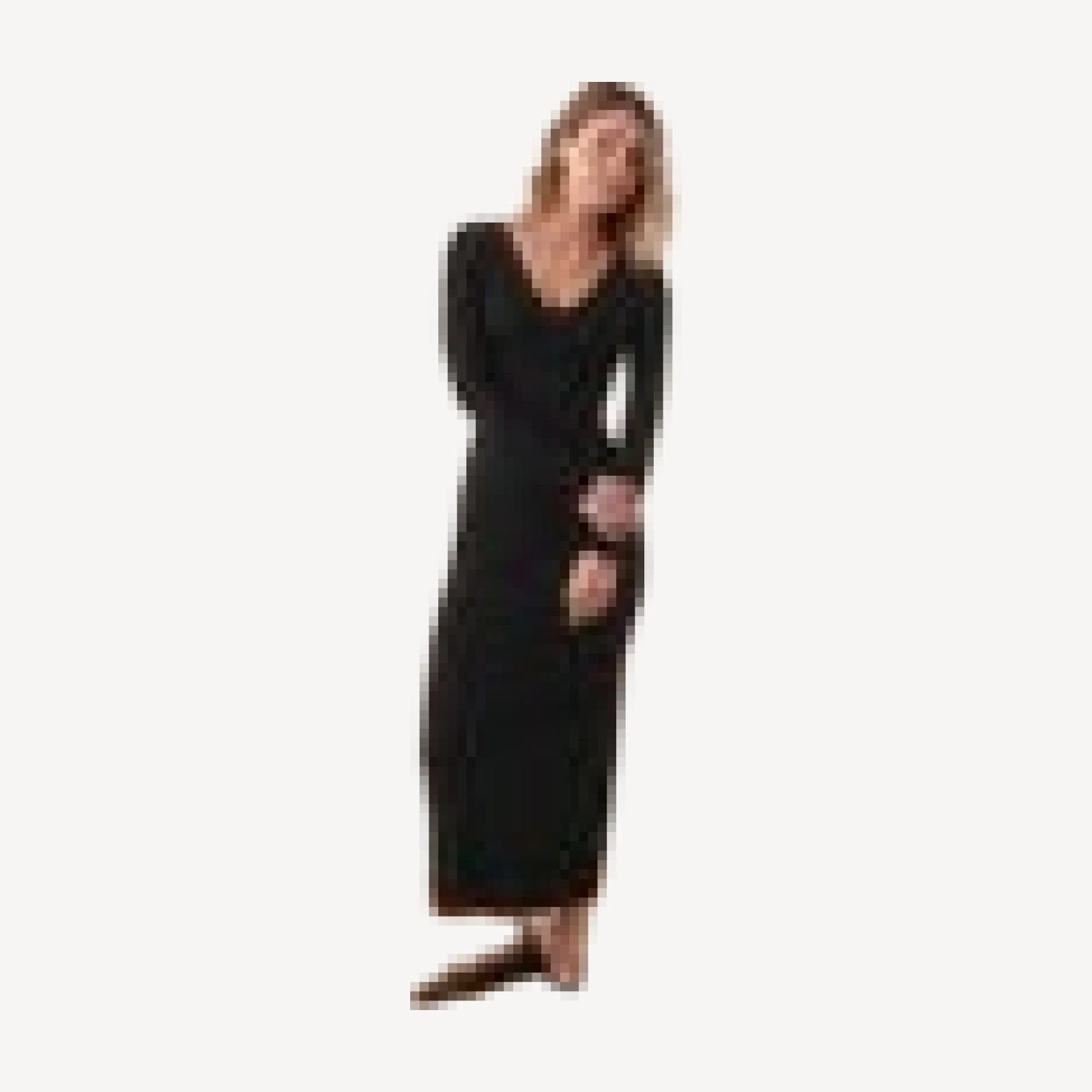 Lexi Rib V-Neck Maxi Dress