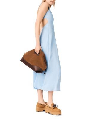 Maje Open Back Maxi Dress