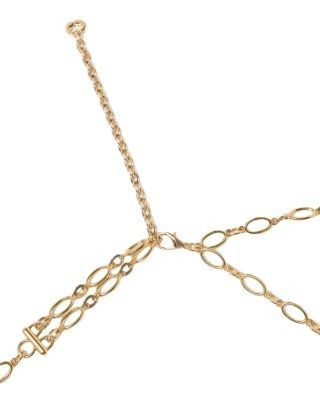 Maje Women's Double Chain Belt With Charms