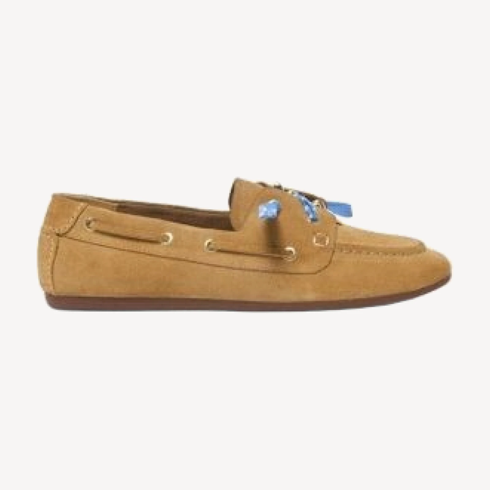 Maje Women's Suede Boat Shoe Loafers
