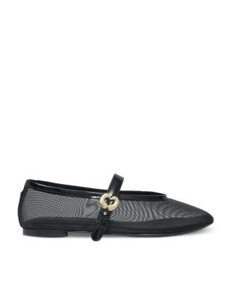 Maje Women's Mesh Ballet Flats