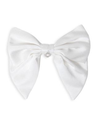 Maje Satin Silk Bow Barrette